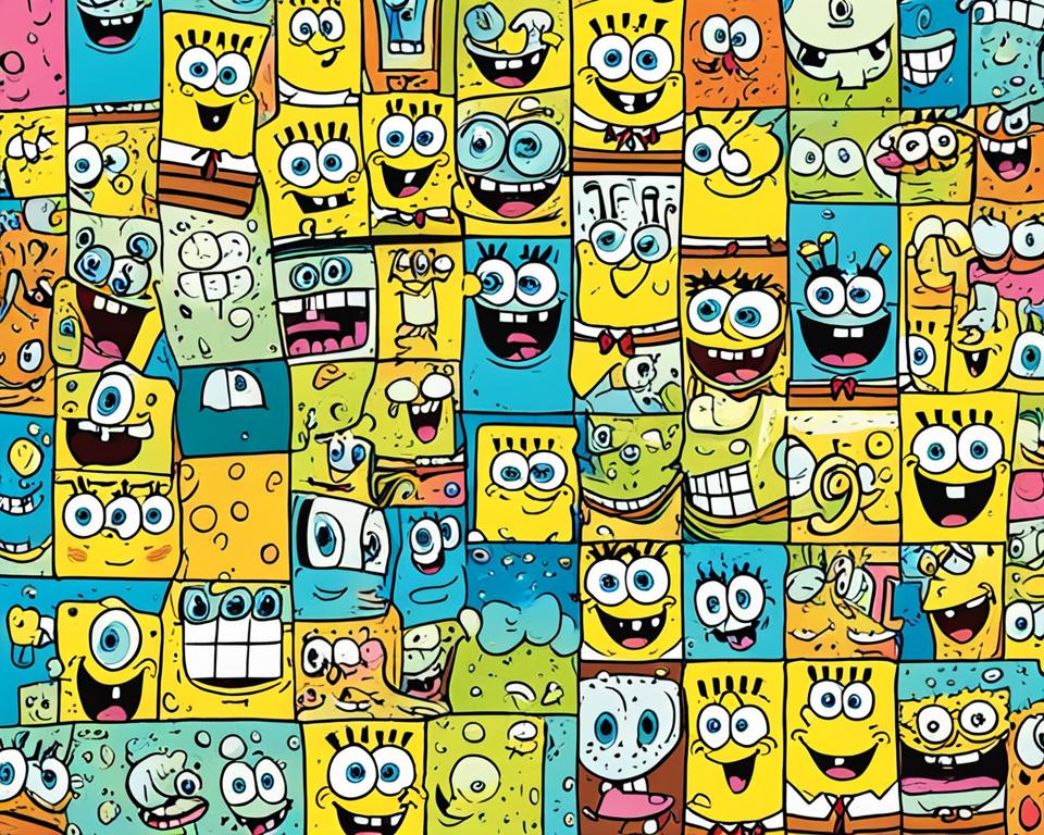 SpongeBob SquarePants visual humor