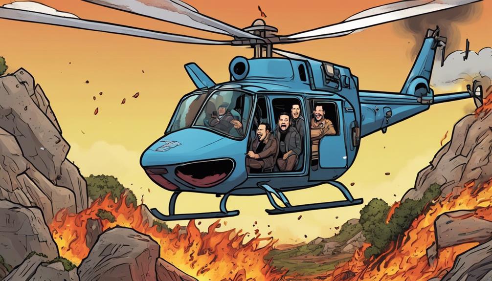 action packed episode of hellcopter