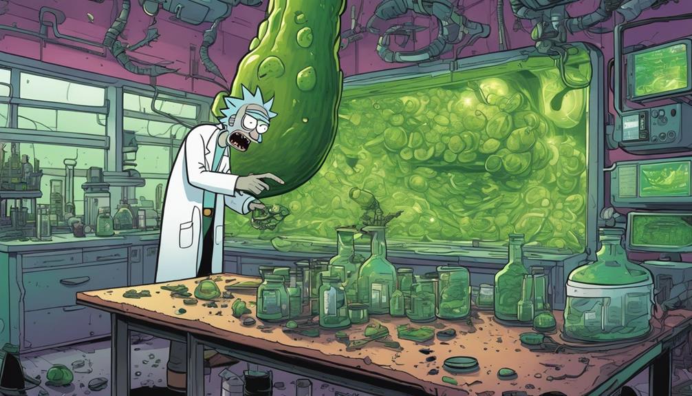 animated pickle becomes hero