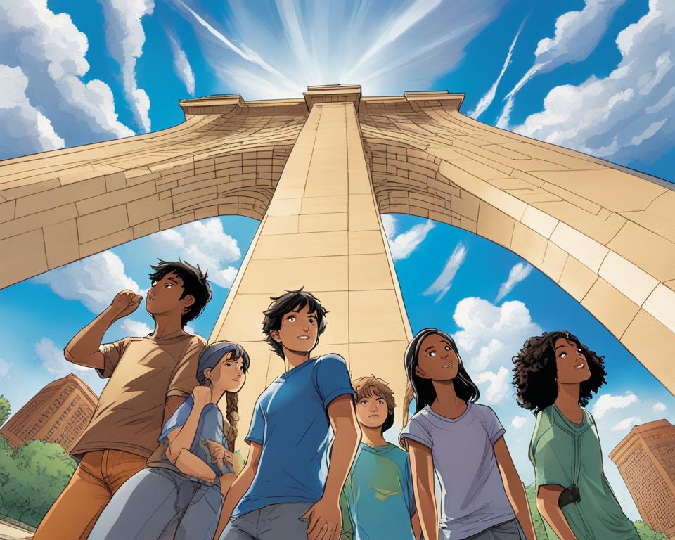 percy jackson episode 4 St. Louis Arch sequence