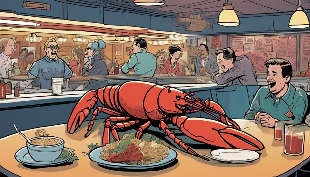 quirky lobster themed snl sketch
