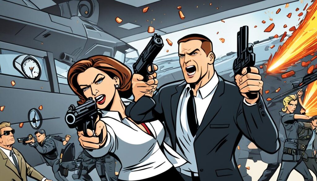Mr. & Mrs. Smith episode 3 action sequences