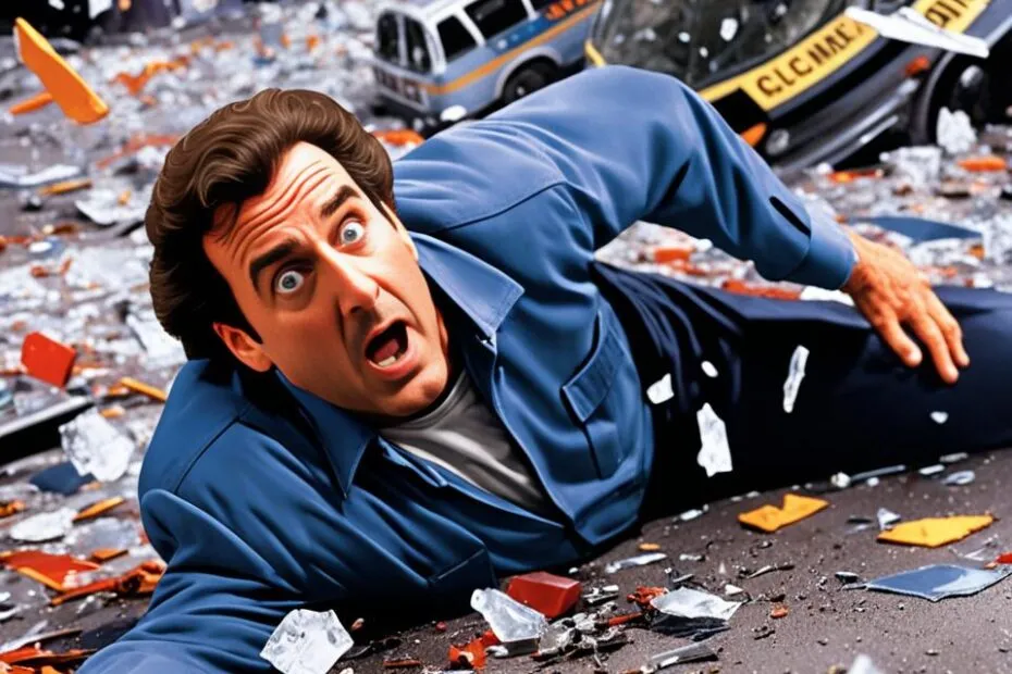 what episode does george get hit by the bus