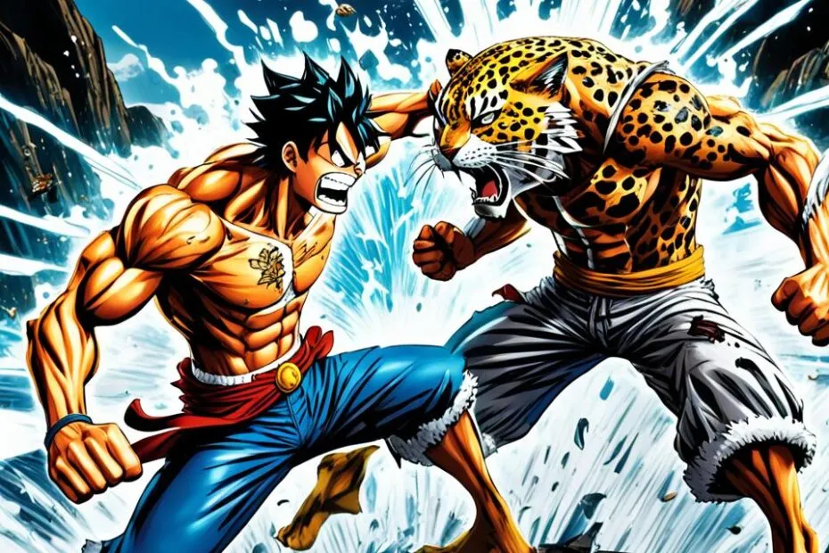 what episode does luffy fight lucci