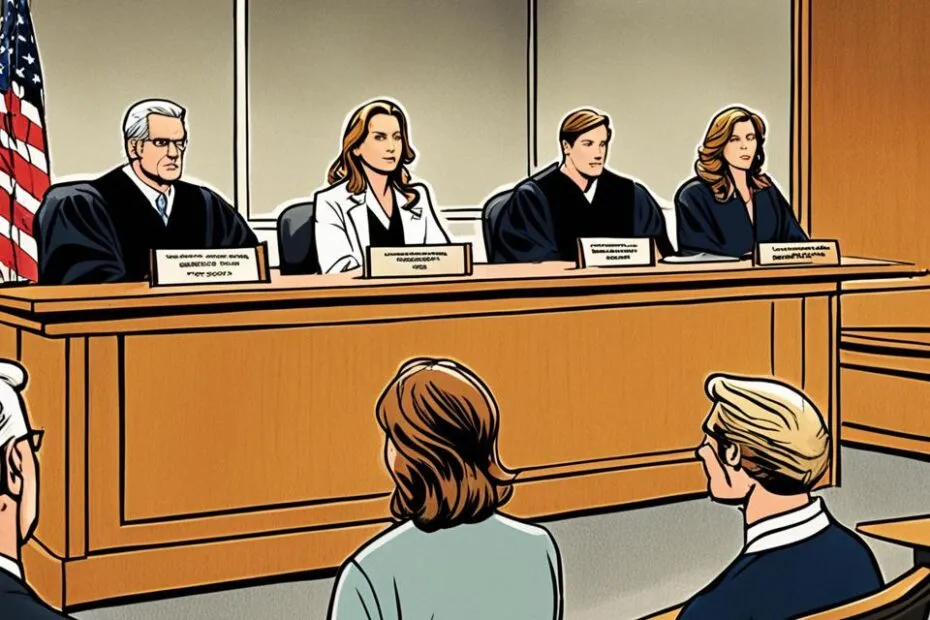 what episode does meredith go to court