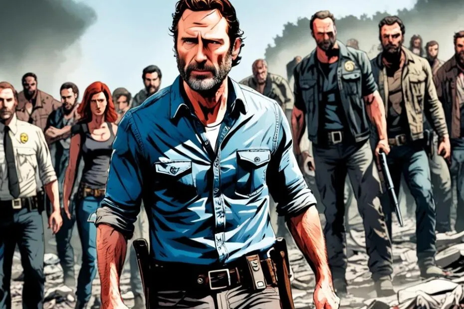 what episode does rick leave twd