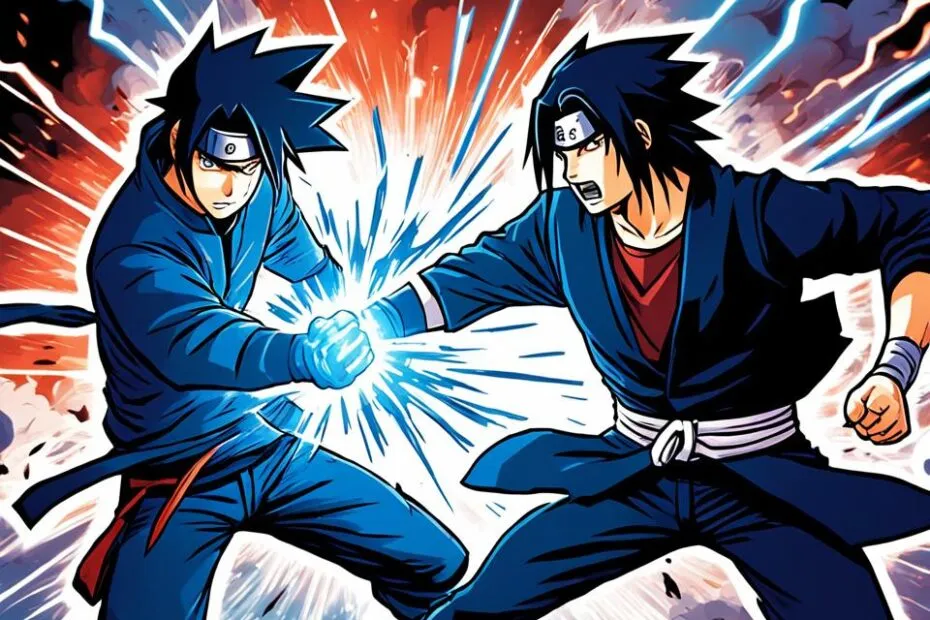 what episode does sasuke fight itachi