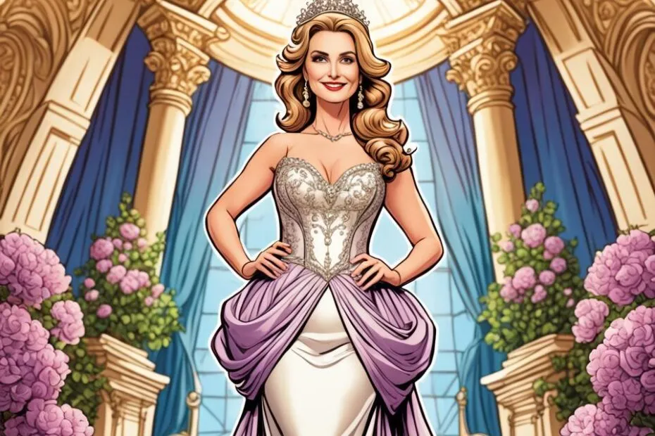 why does daphne look pregnant in bridgerton episode 5